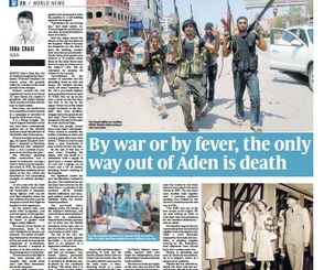 By war or by fever, the only way out of Aden is death